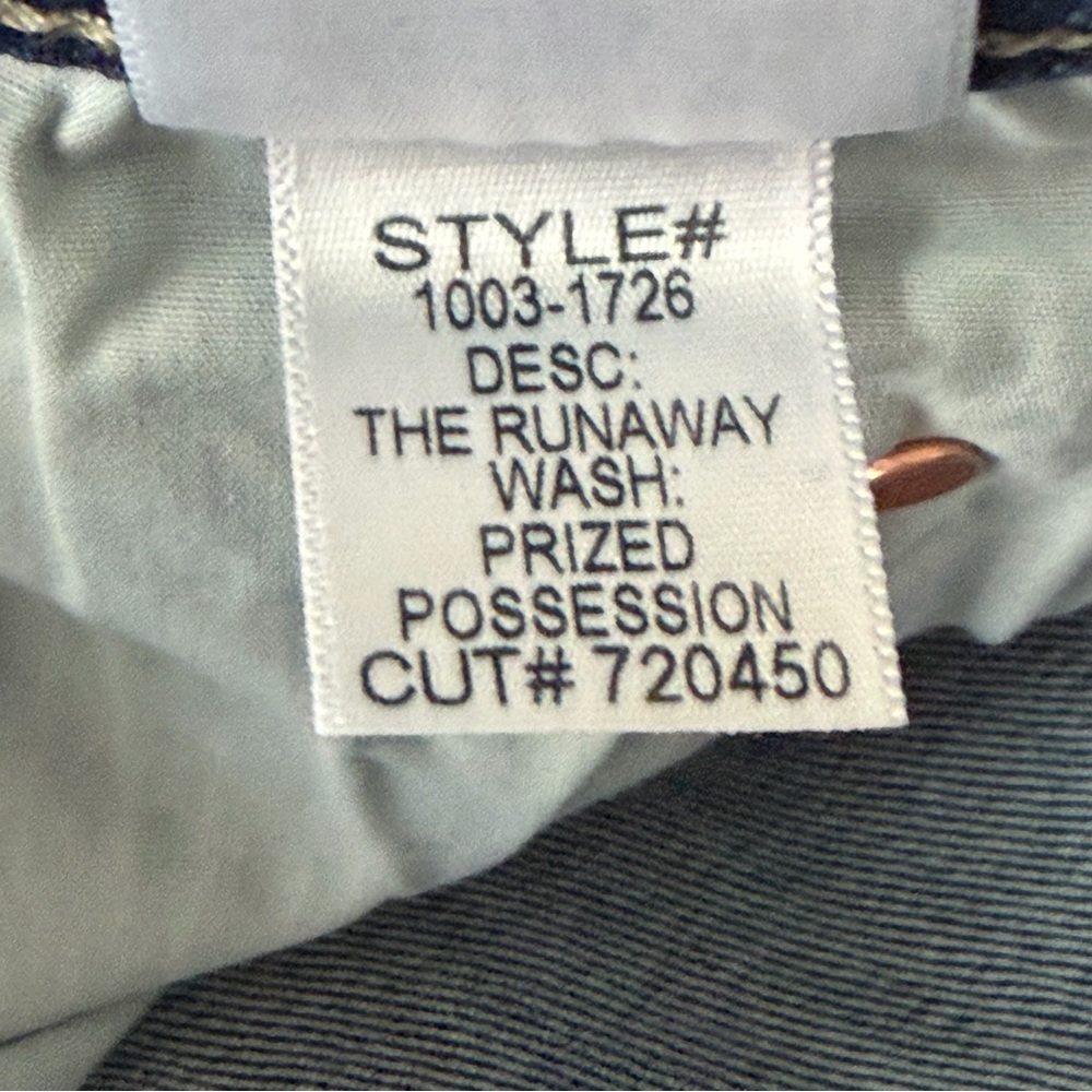 New MOTHER The Runaway Jeans in Prized Possession - Size 25 - Picture 12 of 14